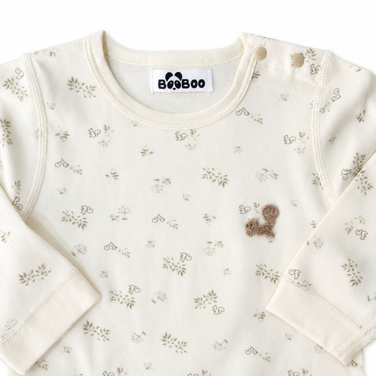 Ivory Forest Short Romper