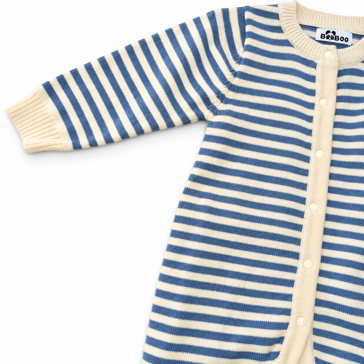 Baby Blue Strips Unisex Long Romper